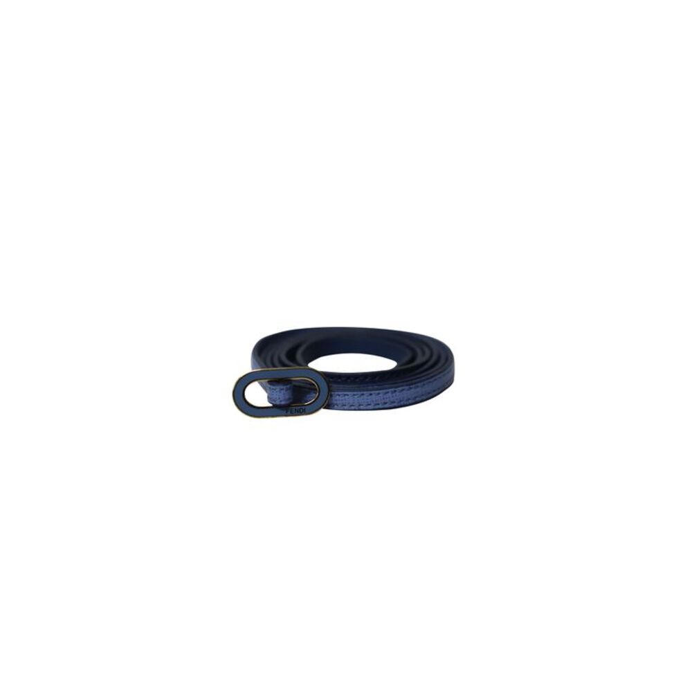 Fendi Crayons Wrap Bracelet in Blue Leather